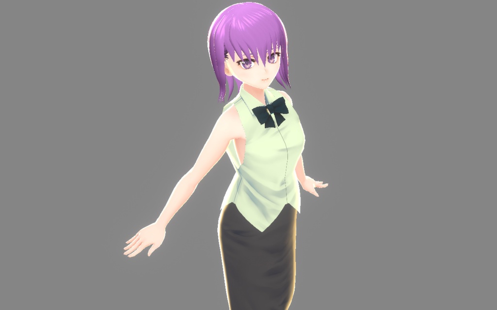【VRoid】Casual Dress/カジュアルドレス（VRoid用衣装）