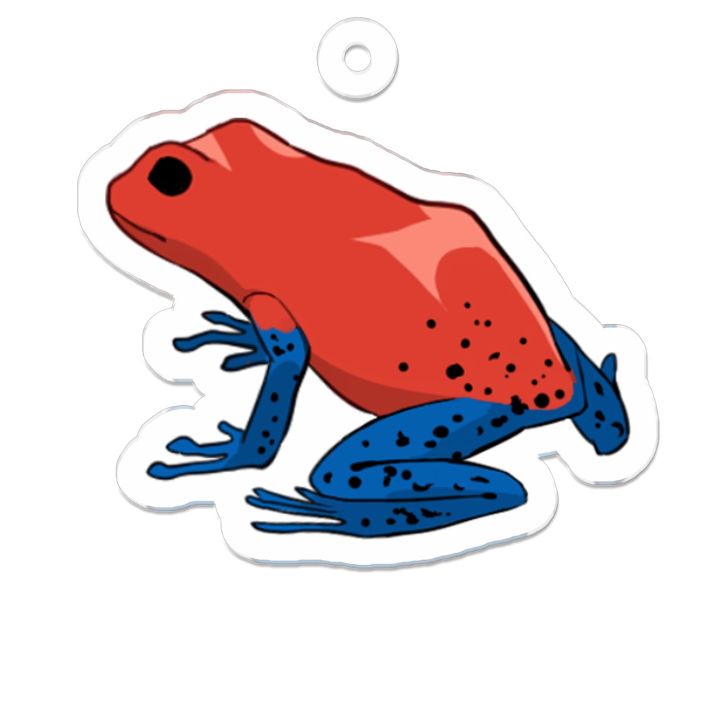 イチゴヤドクガエルのアクキー R A N A Booth