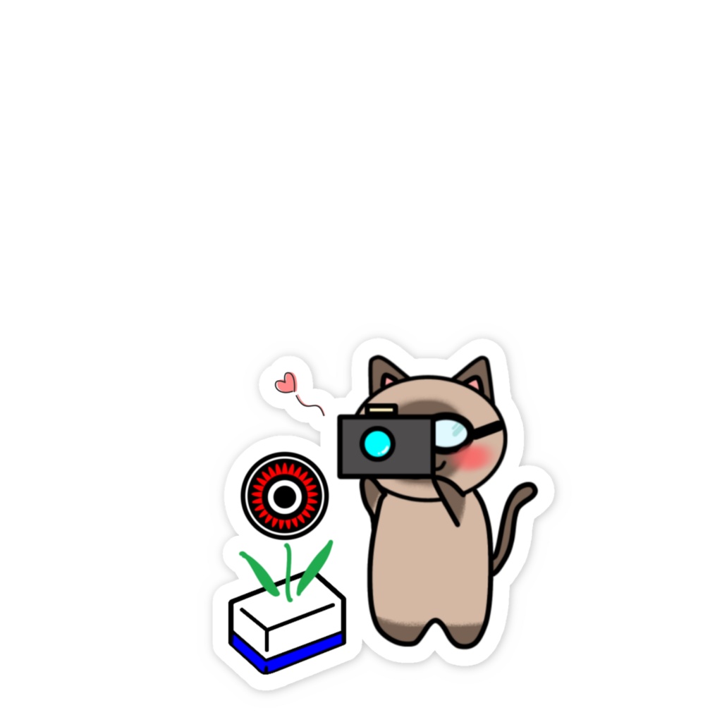 ふとにゃんステッカー