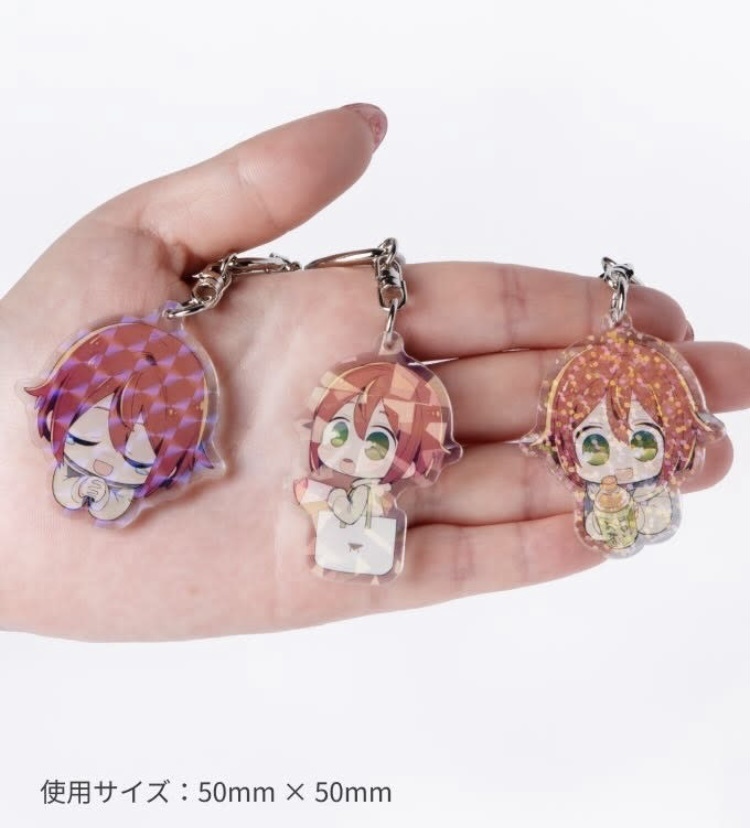 あたり牌は食べる主義:ホログラムアクキー・7萬