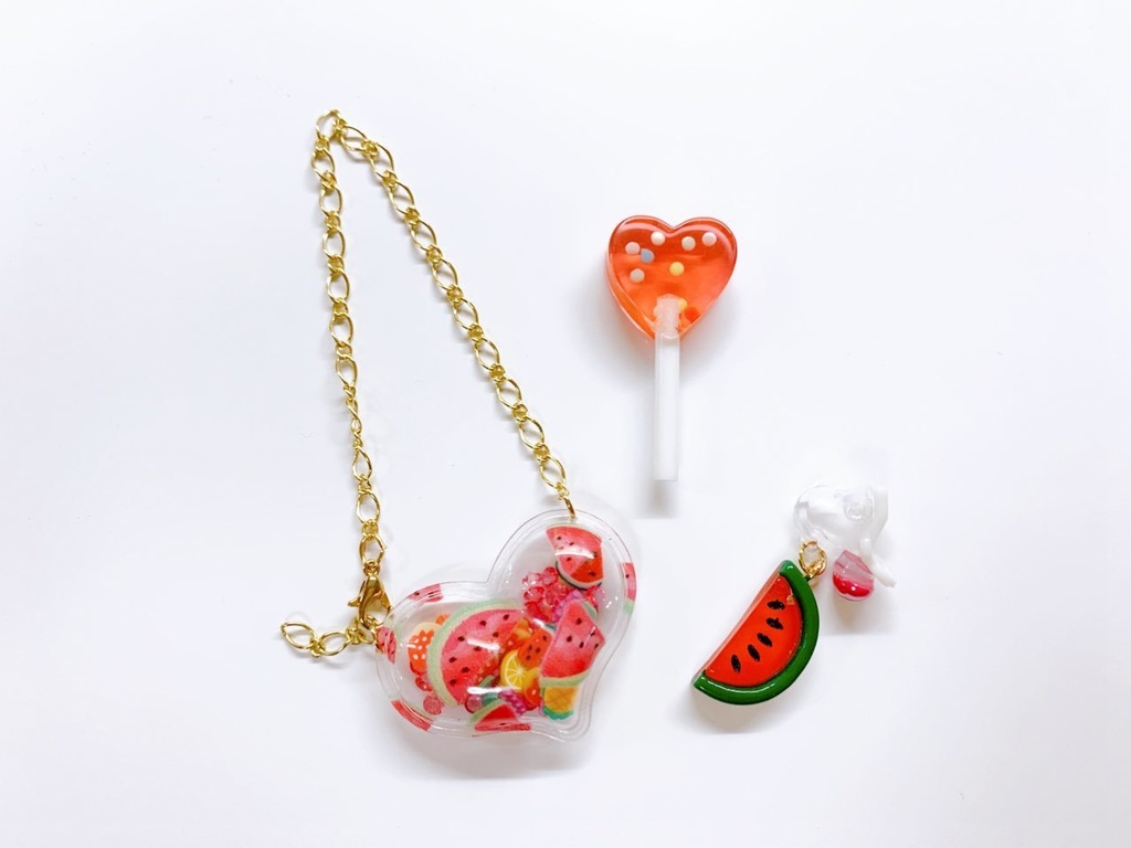 【16センチぬいぐるみ用】🍉の小物セット