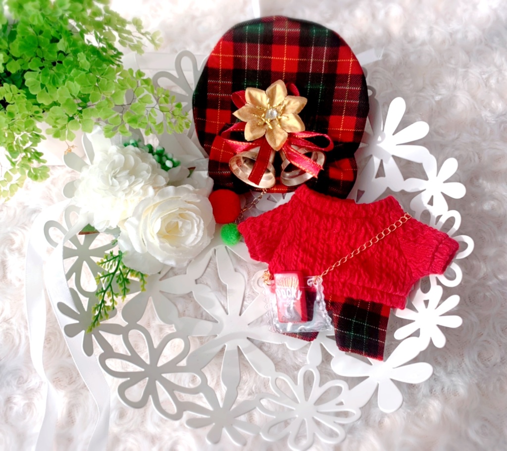 【16センチぬいサイズ】クリスマスのお出かけセット🔔