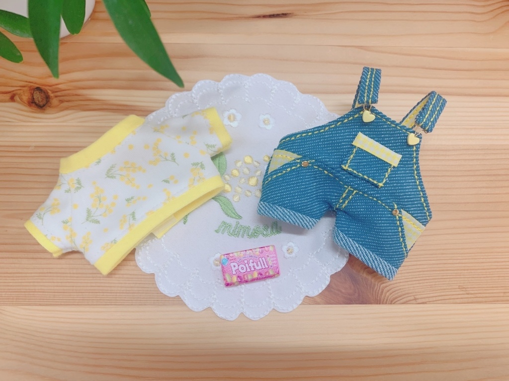 【16センチぬいサイズ】イエローのミモザセット