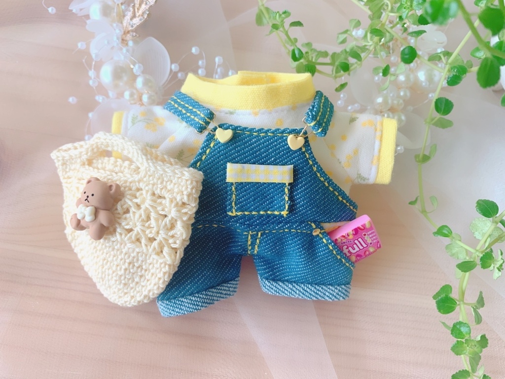 【16センチぬいサイズ】イエローのミモザセット