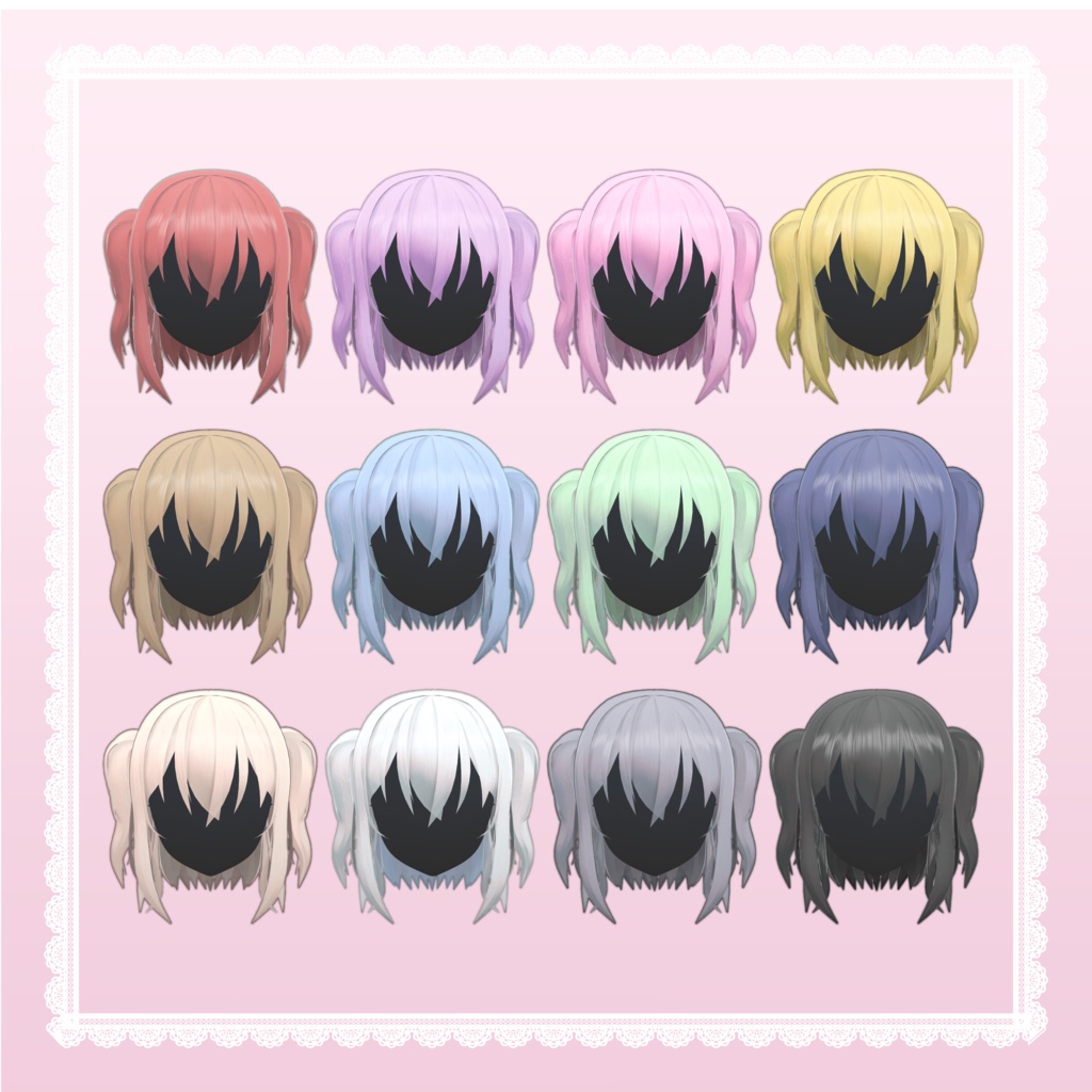 【11アバター対応/VRC想定】Two side up