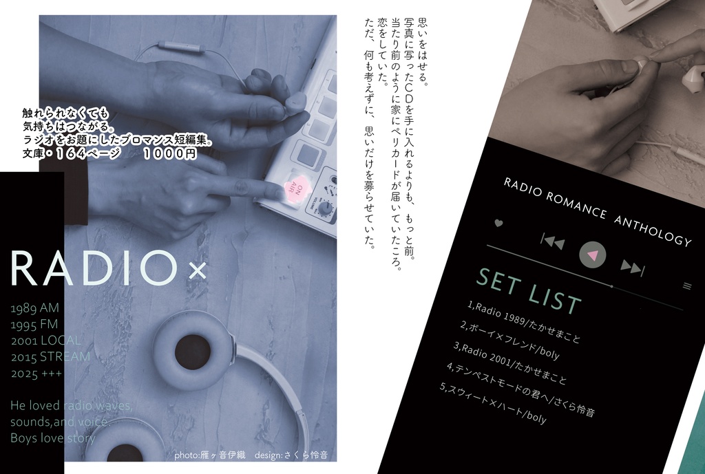 【送料込】Radio × ++++ 電波と音と声を愛した男たち〜ラジオBL短編集