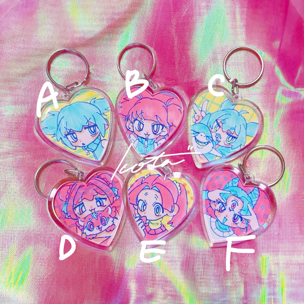 【原画キーホルダー】ｺﾀﾛｰGIRLS