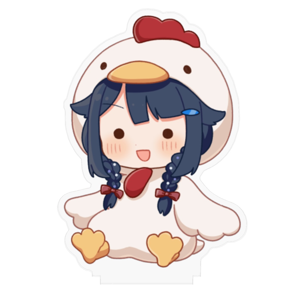 あおチキアクリルフィギュア