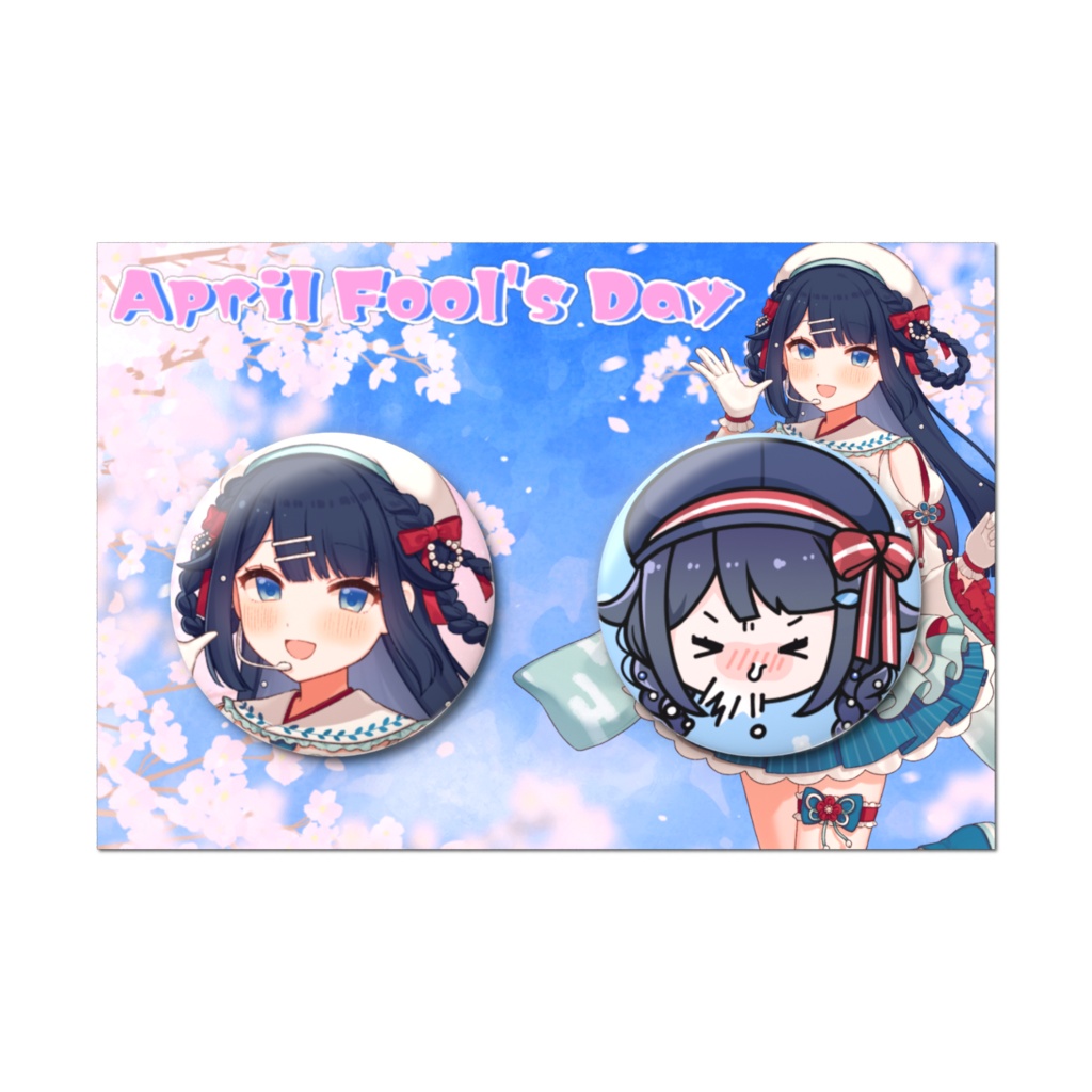 エイプリルフール企画🌸缶バッジ（2026）