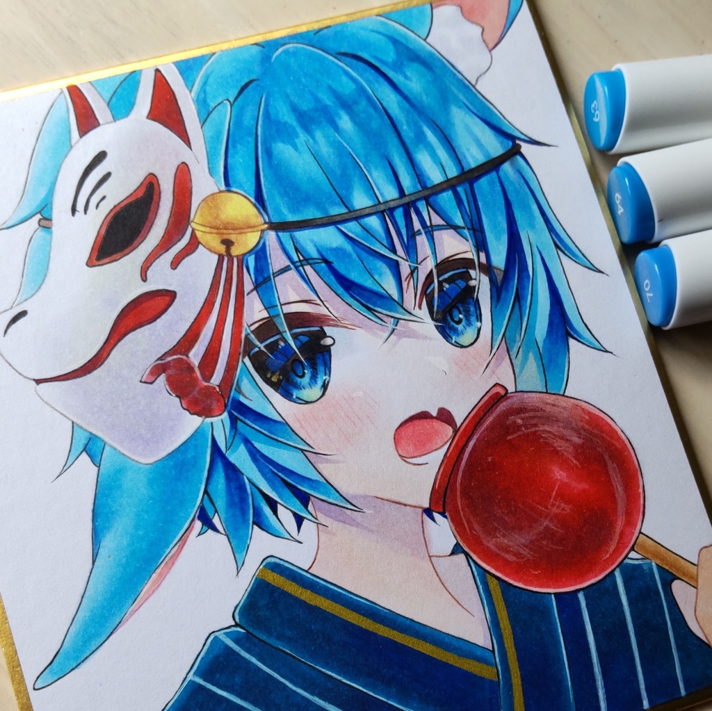 ラスピリ 浴衣ネロ 手描きイラスト White Rabbit Shop ໒ ﾟ Booth