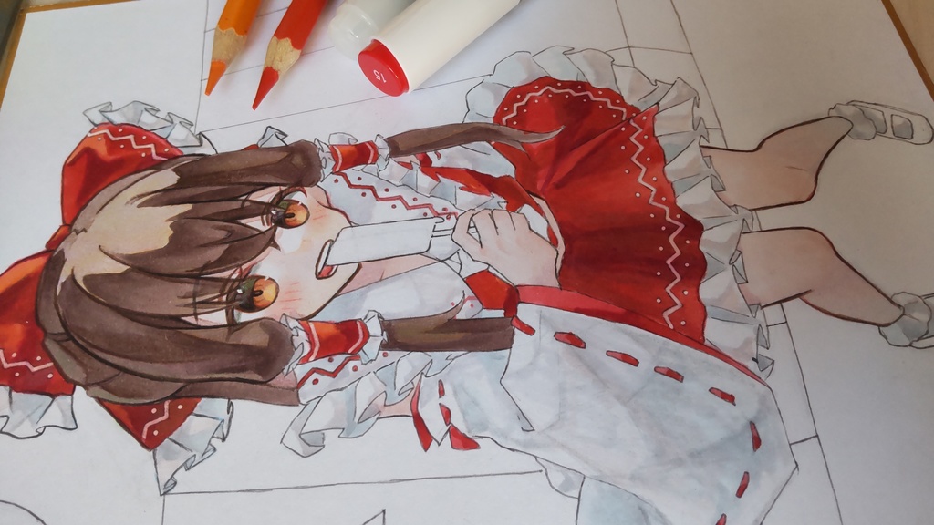 キャベツ太郎様☆専用】東方Project 手描きイラスト - アート/写真