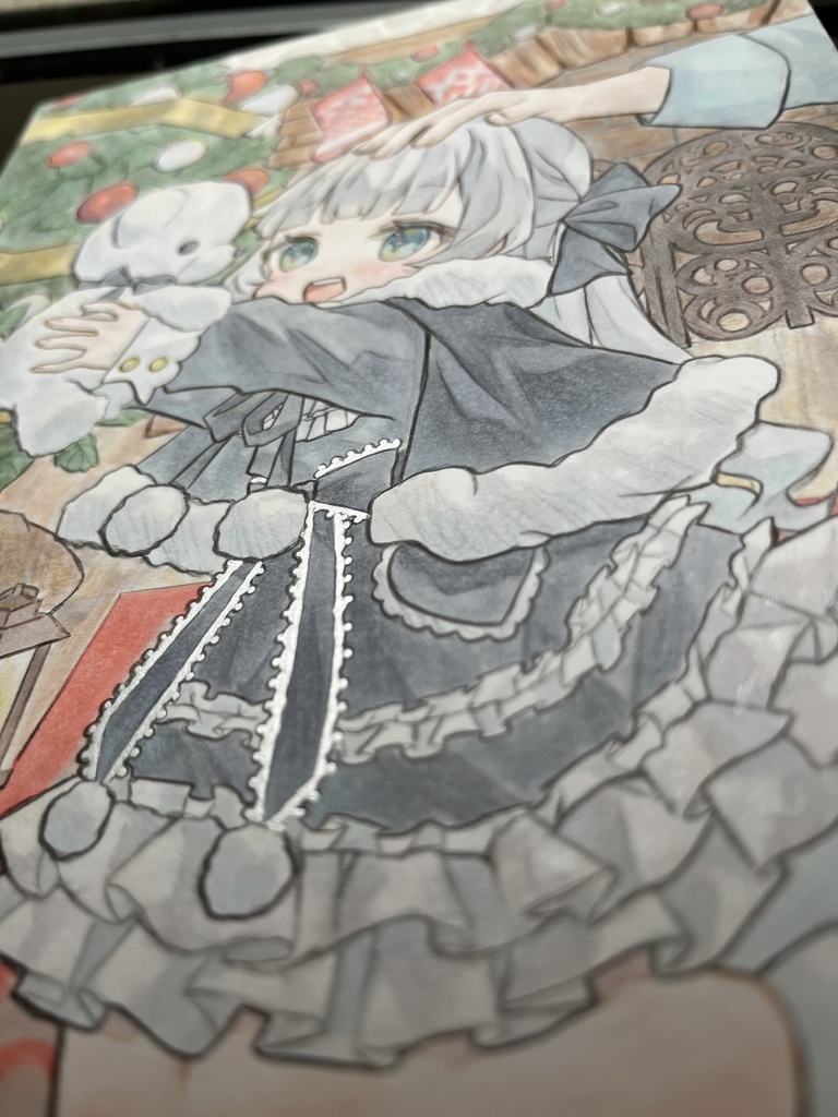 クリスマス オリジナル 手描きイラスト