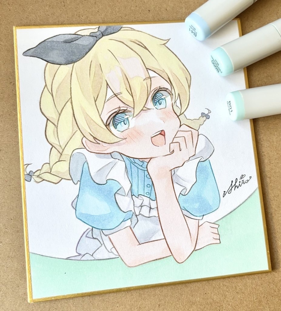 オリジナル アリス 手描きイラスト