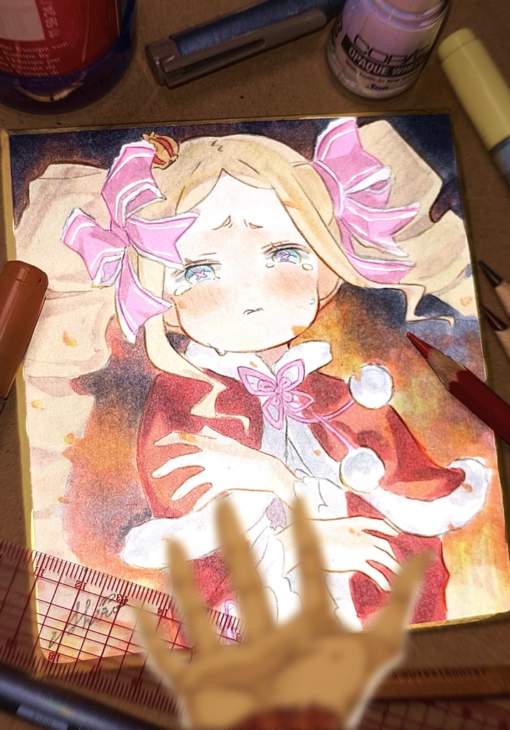 リゼロ ベアトリス 手描きイラスト