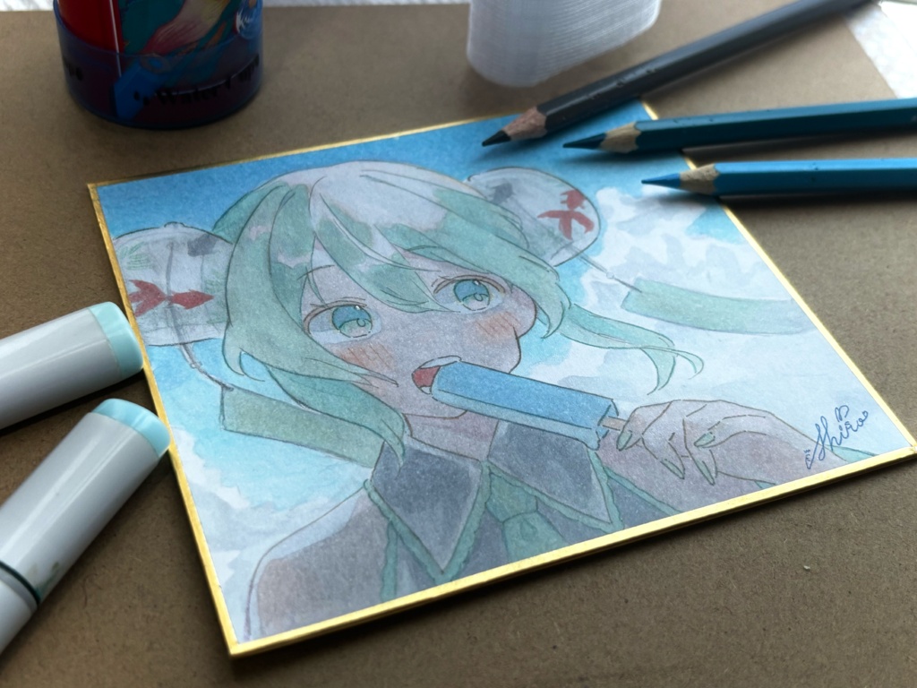 初音ミク 手描きイラスト