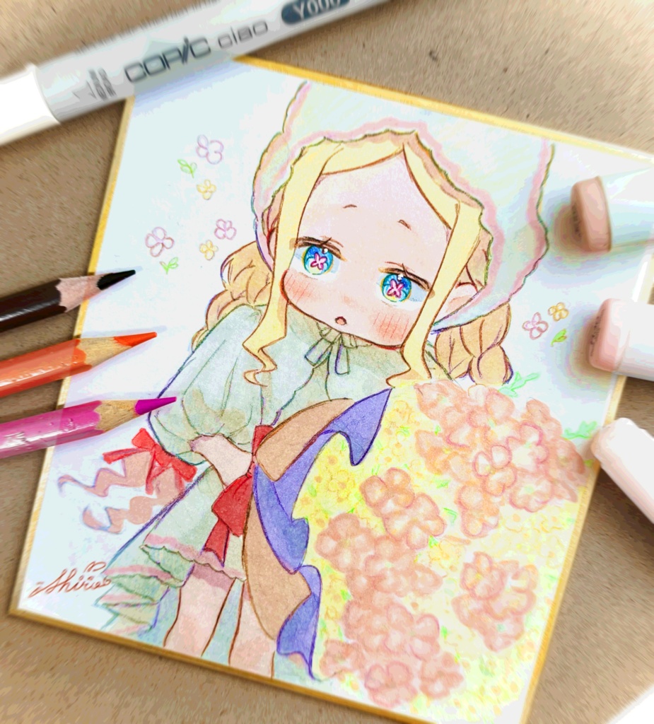 リゼロ ベアトリス 手描きイラスト