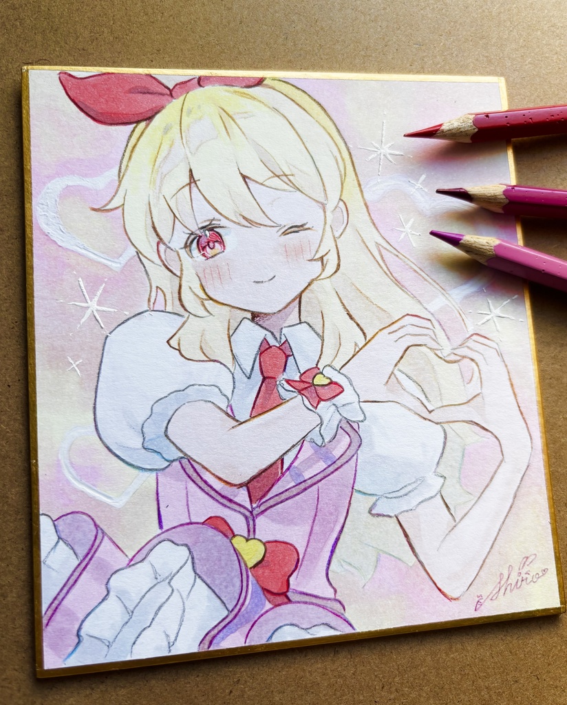 アイカツ いちご 手描きイラスト