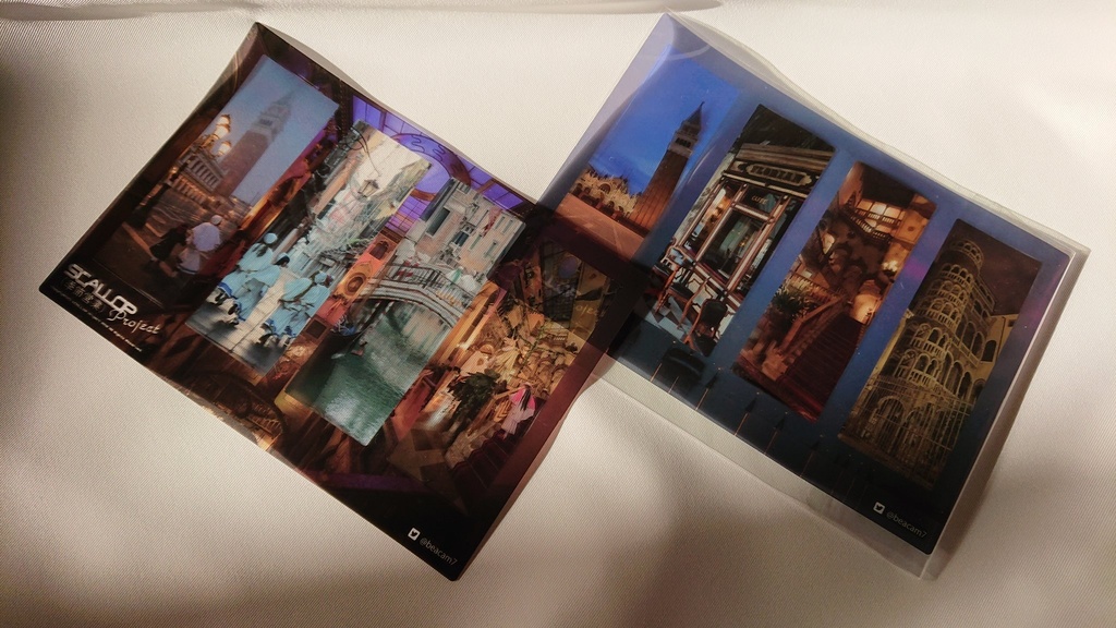 ベネチア風景クリアしおり