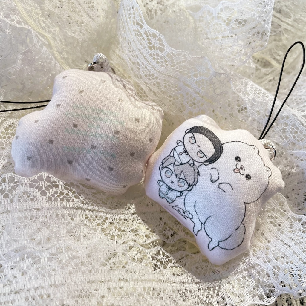 ふわふわみーちゃんクッションストラップ