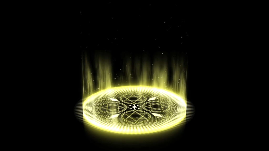 ファンタジーな魔法陣 Cタイプ 黄
