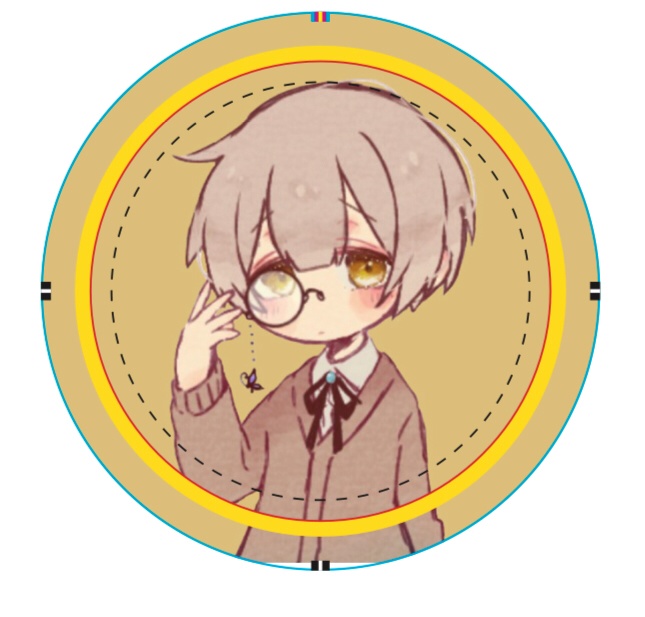 びとうくん。 缶バッジ