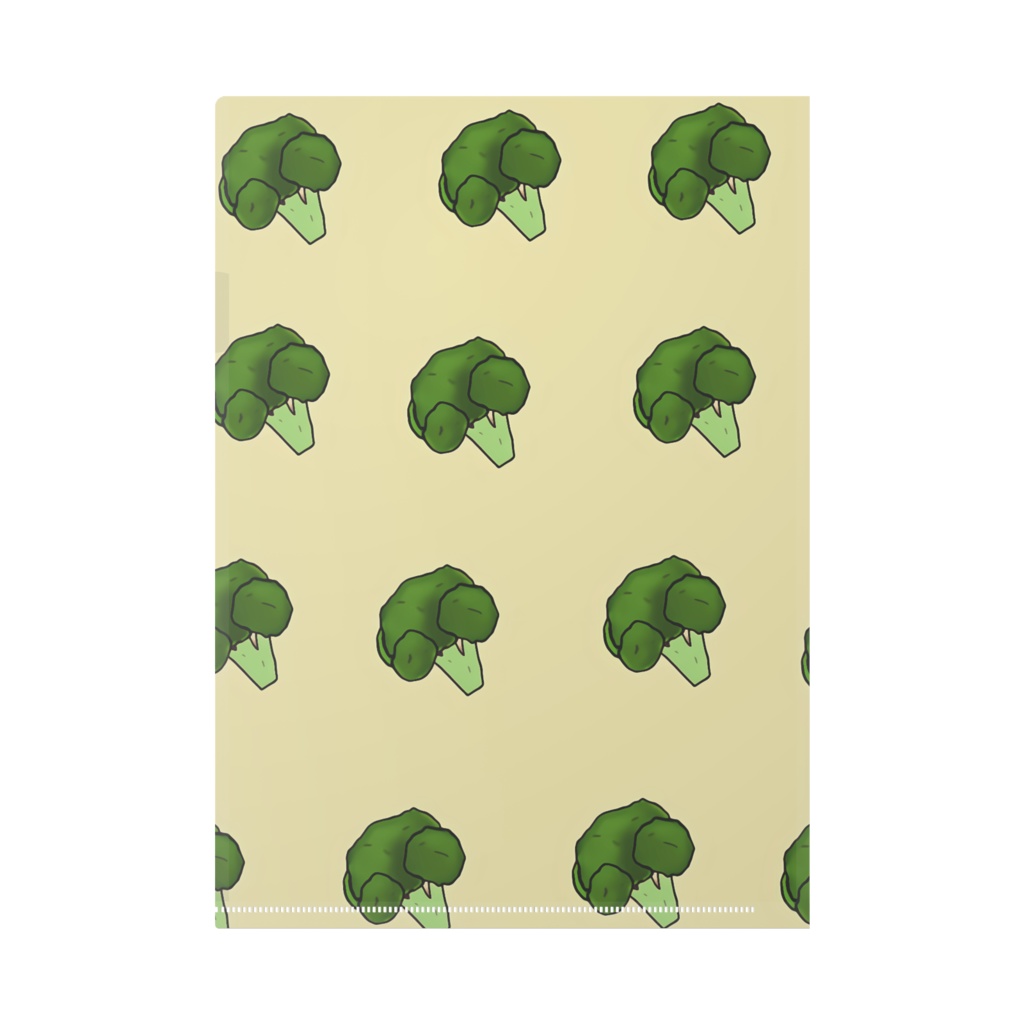 クリアファイル(ブロッコリー)