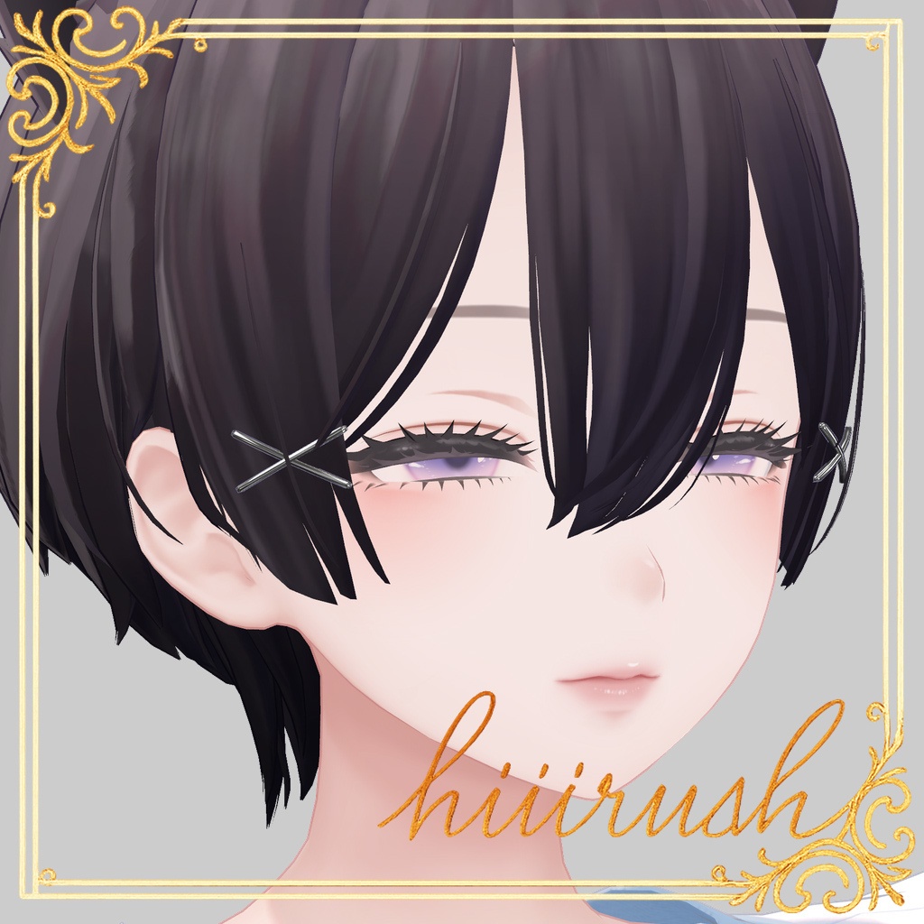 Shinra まつげコレクション 001:ナチュラルエクステ【3Dモデル】