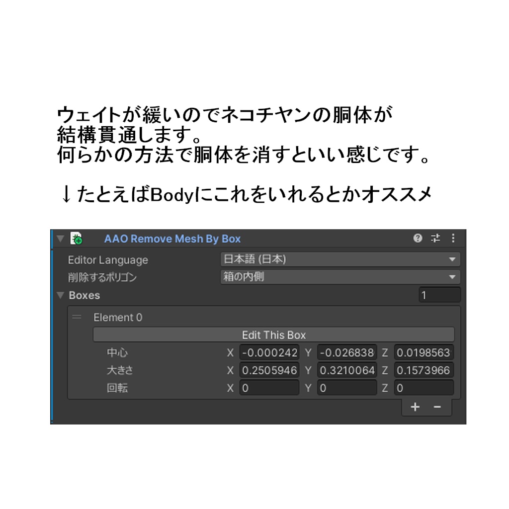 (期間限定無料)ネコチヤン用アカチヤン服