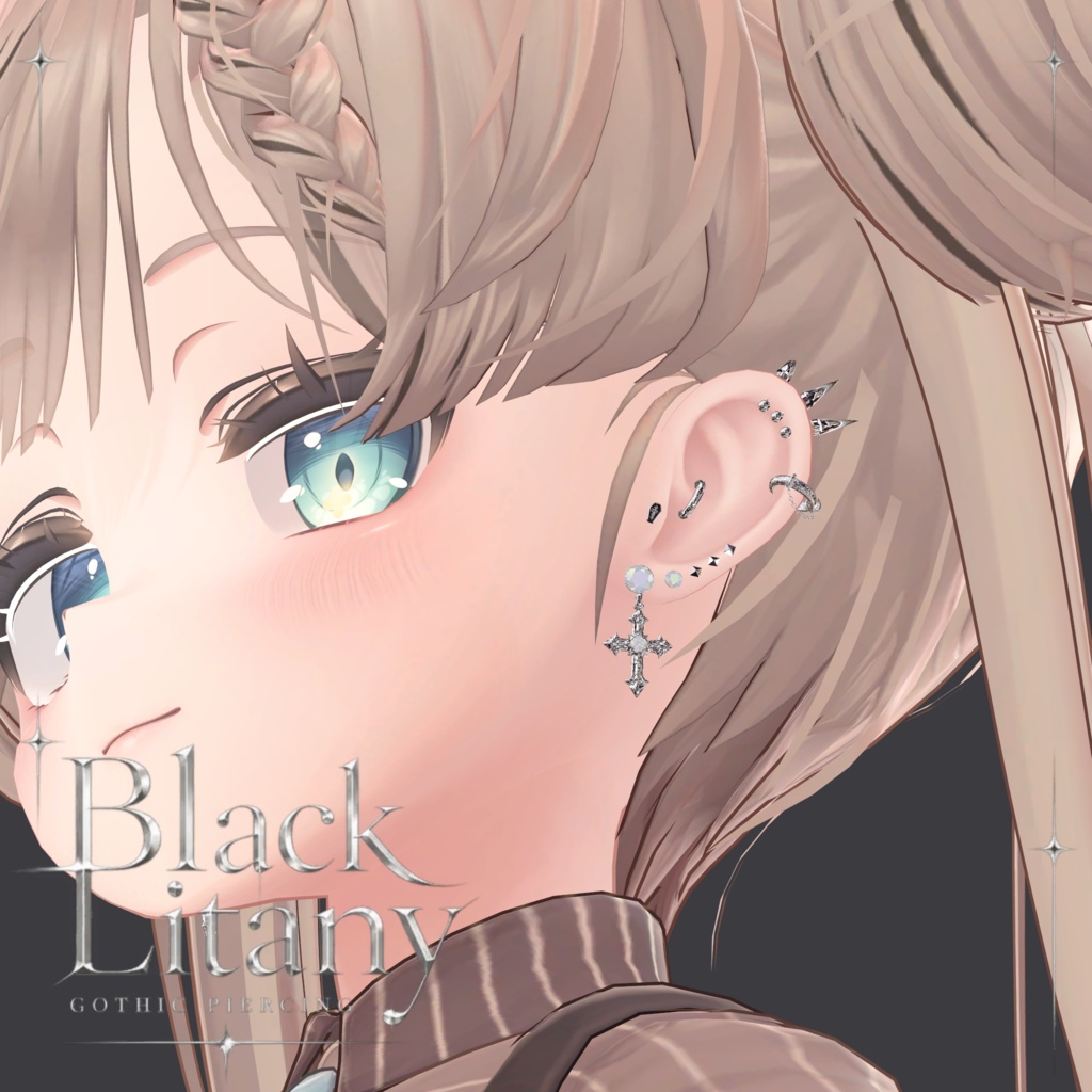 【5アバター対応】Black Litany #hiiiilash