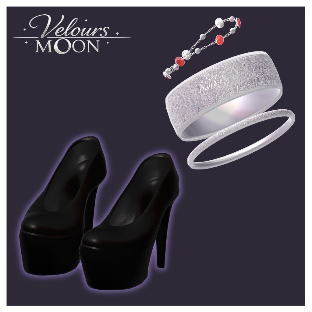 (3/6 販売開始予定)【8アバター対応】Velours Moon