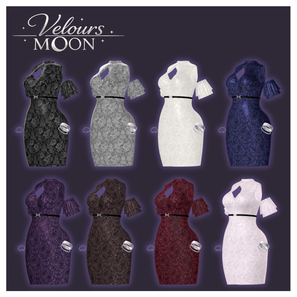 (3/6 販売開始予定)【8アバター対応】Velours Moon