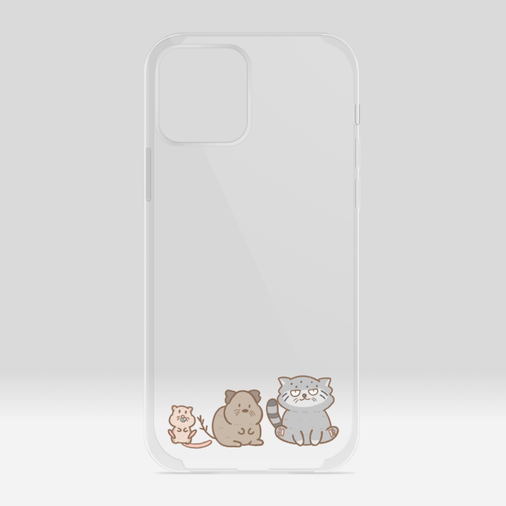 I Phone ケース マヌルネコ デグー オブト