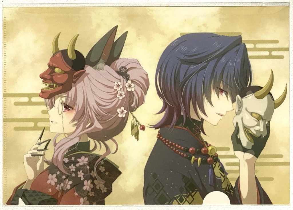 クリアファイル　鬼の宴