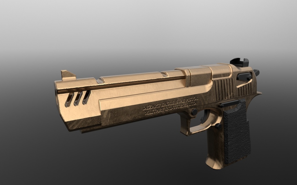デザートイーグル.fbx unityアセット同梱版