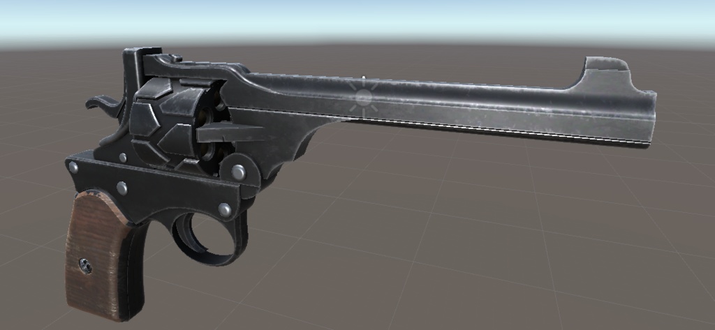 Webley Fosbery.fbx unityアセット同梱版