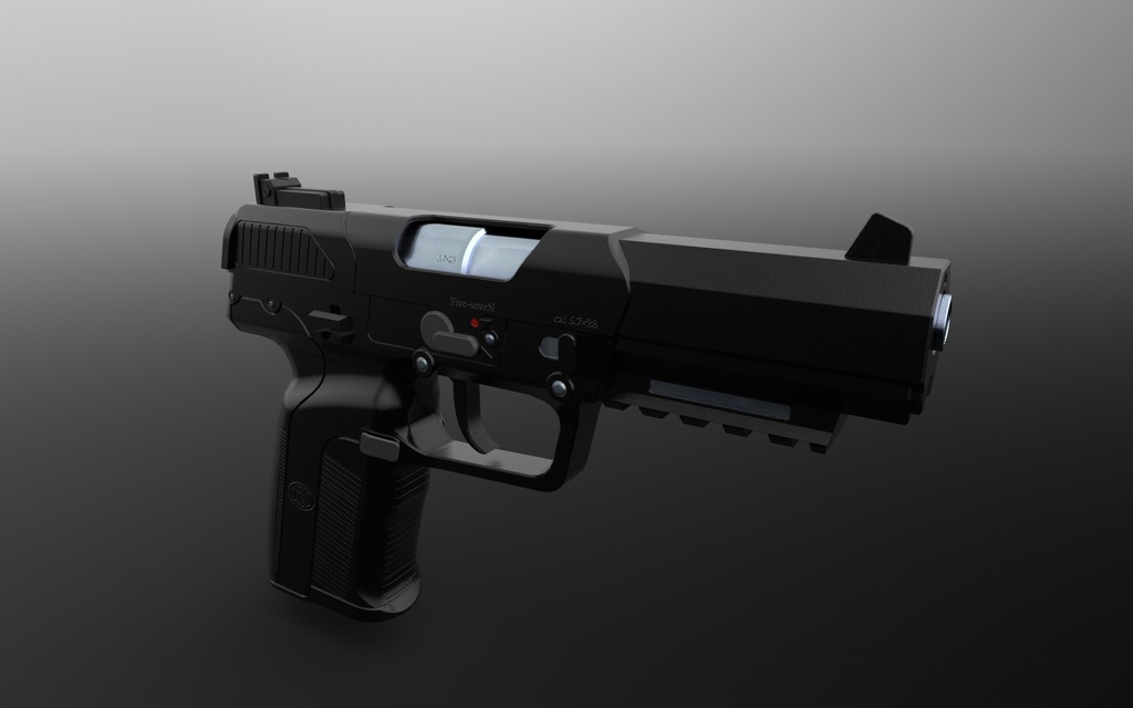 Five-seveN.fbx unityアセット同梱版