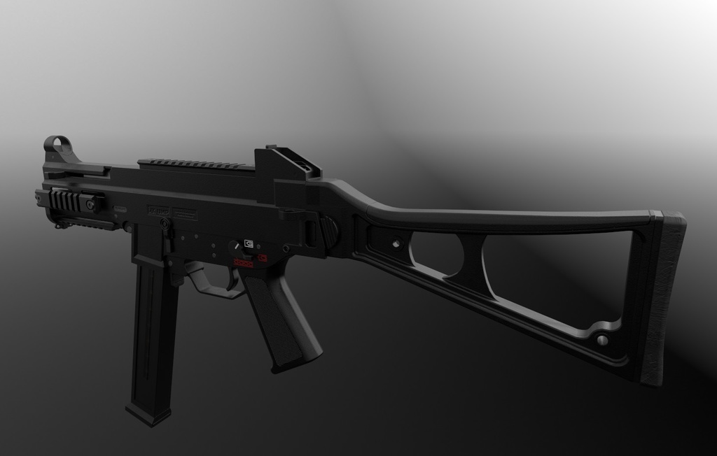UMP-45.fbx unityアセット同梱版