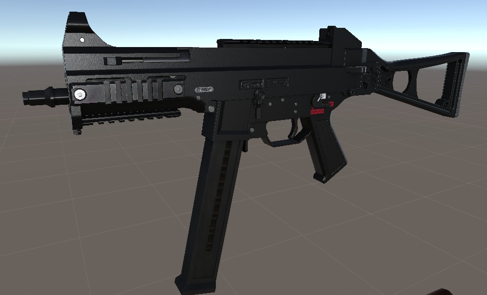 UMP-45.fbx unityアセット同梱版
