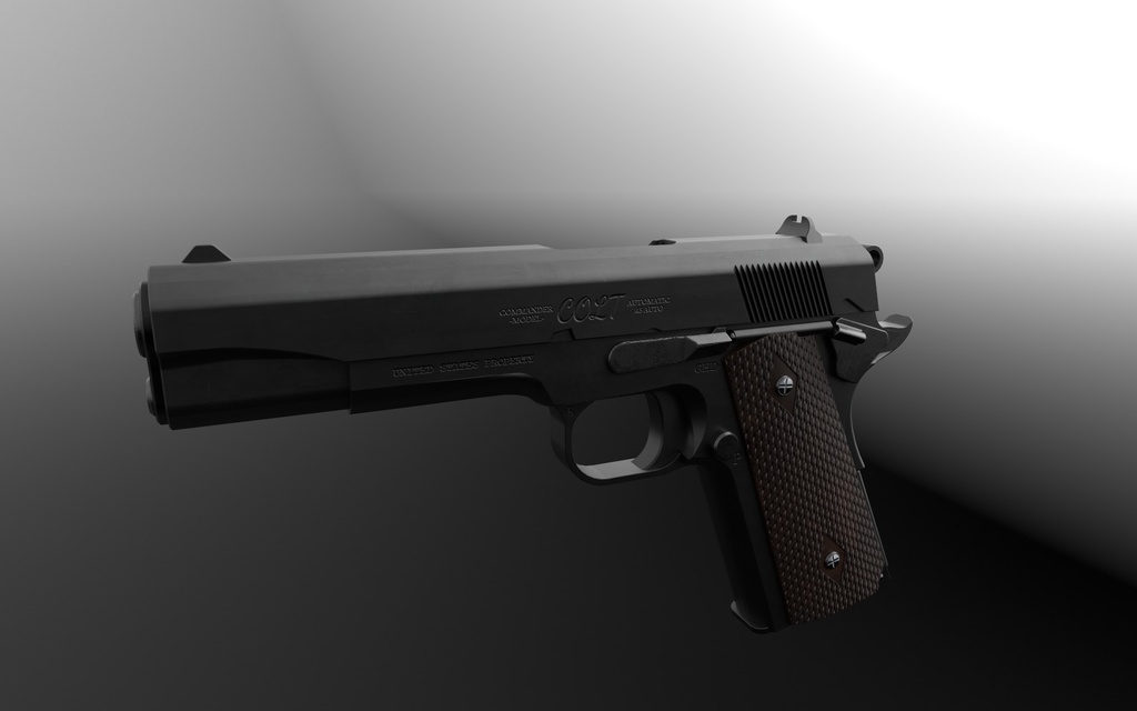 M1911.fbx unityアセット同梱版
