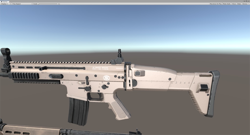 FN SCAR_L.fbx unityアセット同梱版