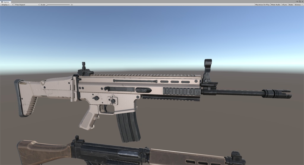 FN SCAR_L.fbx unityアセット同梱版