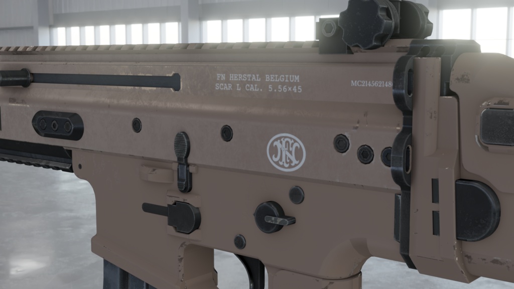FN SCAR_L.fbx unityアセット同梱版