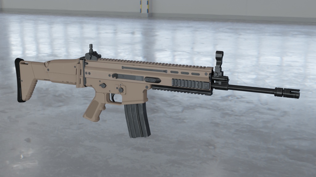 FN SCAR_L.fbx unityアセット同梱版