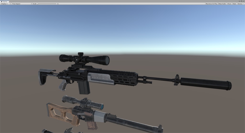 M14 EBR.fbx unityアセット同梱版