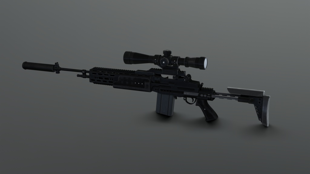 M14 EBR.fbx unityアセット同梱版