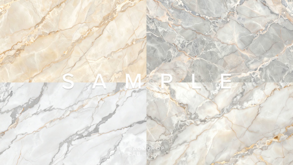 【背景セット】明るく上質な大理石テクスチャ(15枚)