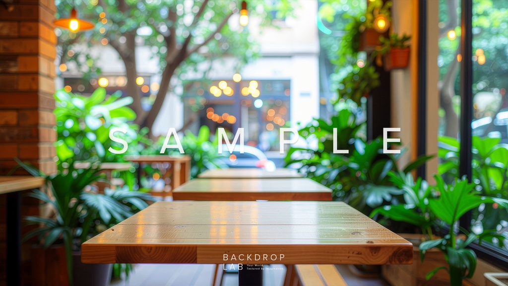 【背景セット】緑に包まれた癒しの空間(8枚)