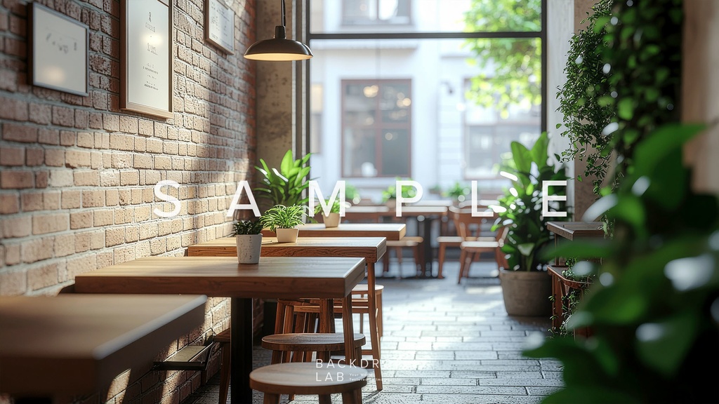 【背景セット】緑に包まれた癒しの空間(8枚)