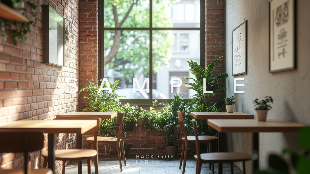 【背景セット】緑に包まれた癒しの空間(8枚)