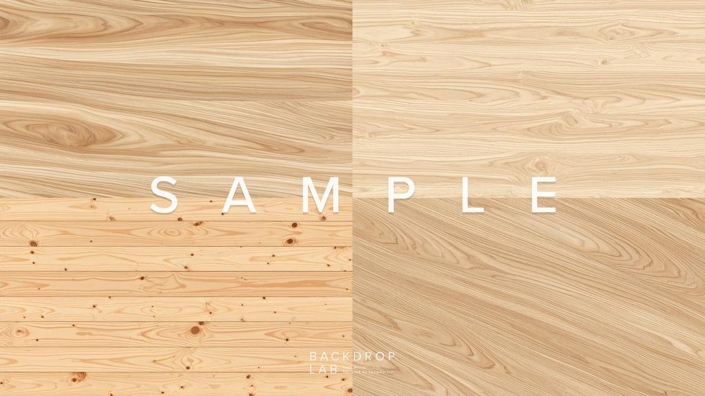 【背景セット】やさしい色調の木目テクスチャ(15枚)